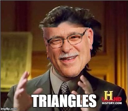 TRIANGLES | image tagged in ancient phil | made w/ Imgflip meme maker