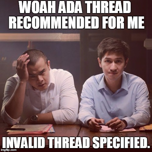 WOAH ADA THREAD RECOMMENDED FOR ME; INVALID THREAD SPECIFIED. | made w/ Imgflip meme maker