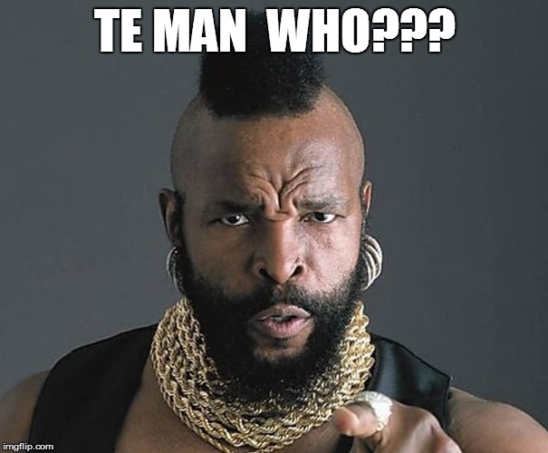 TE MAN  WHO??? | made w/ Imgflip meme maker