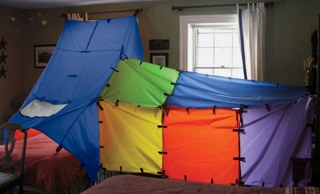 High Quality Tent Fort Blank Meme Template