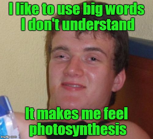 I used to to this |  I like to use big words I don't understand; It makes me feel photosynthesis | image tagged in memes,10 guy,trhtimmy,photosynthesis,i used to do this i still do but i used as well | made w/ Imgflip meme maker