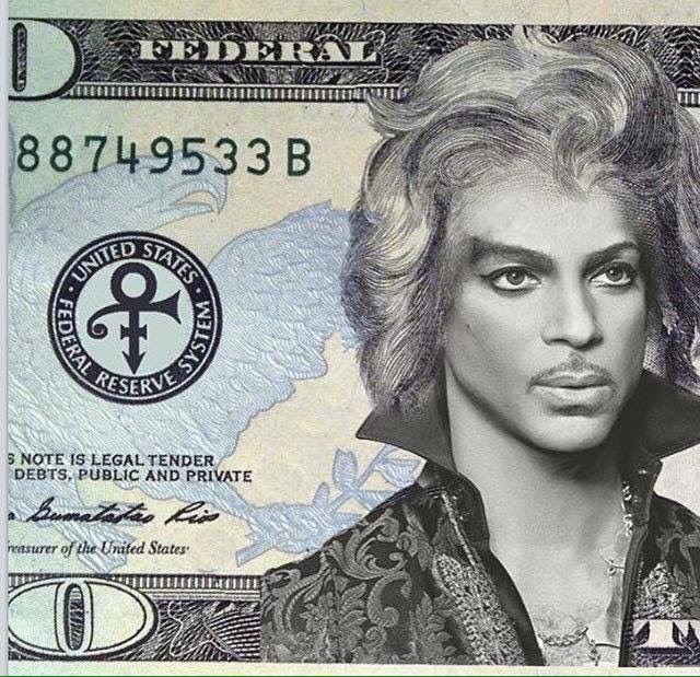 Prince dollar bill Blank Meme Template