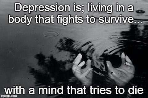 depression is... - Imgflip