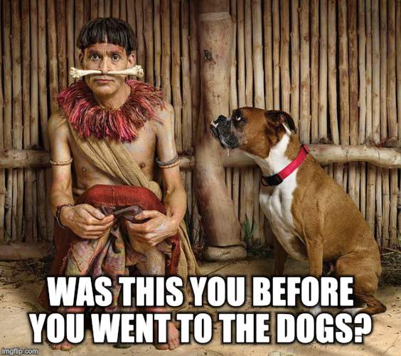 WAS THIS YOU BEFORE YOU WENT TO THE DOGS? | made w/ Imgflip meme maker