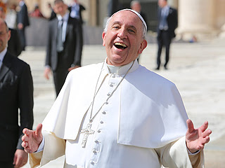 Happy Pope Blank Meme Template