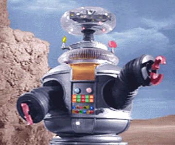 High Quality ROBOT Lost in Space TV Blank Meme Template