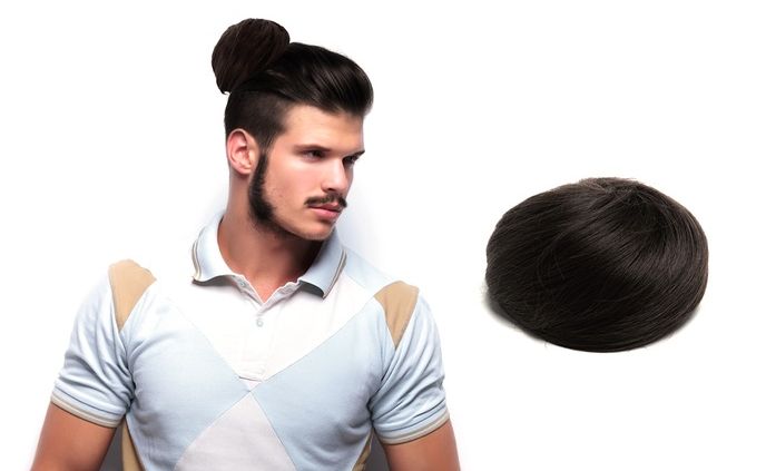 Clip On Man Bun Blank Meme Template