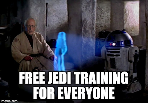 FREE JEDI TRAINING FOR EVERYONE | made w/ Imgflip meme maker