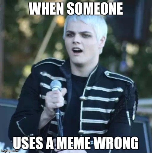 Disgusted Gerard | WHEN SOMEONE USES A MEME WRONG | image tagged in disgusted gerard | made w/ Imgflip meme maker