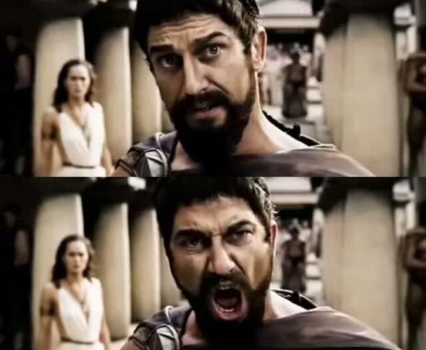 This is Sparta Blank Meme Template