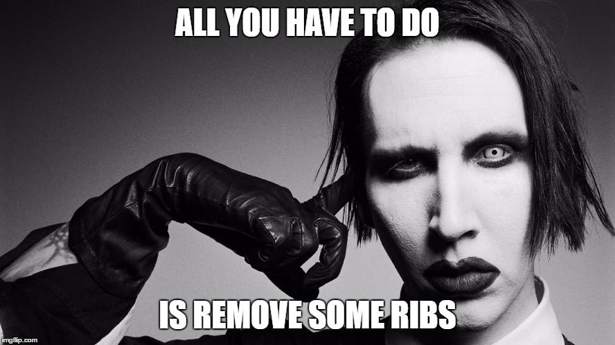ALL YOU HAVE TO DO IS REMOVE SOME RIBS | made w/ Imgflip meme maker