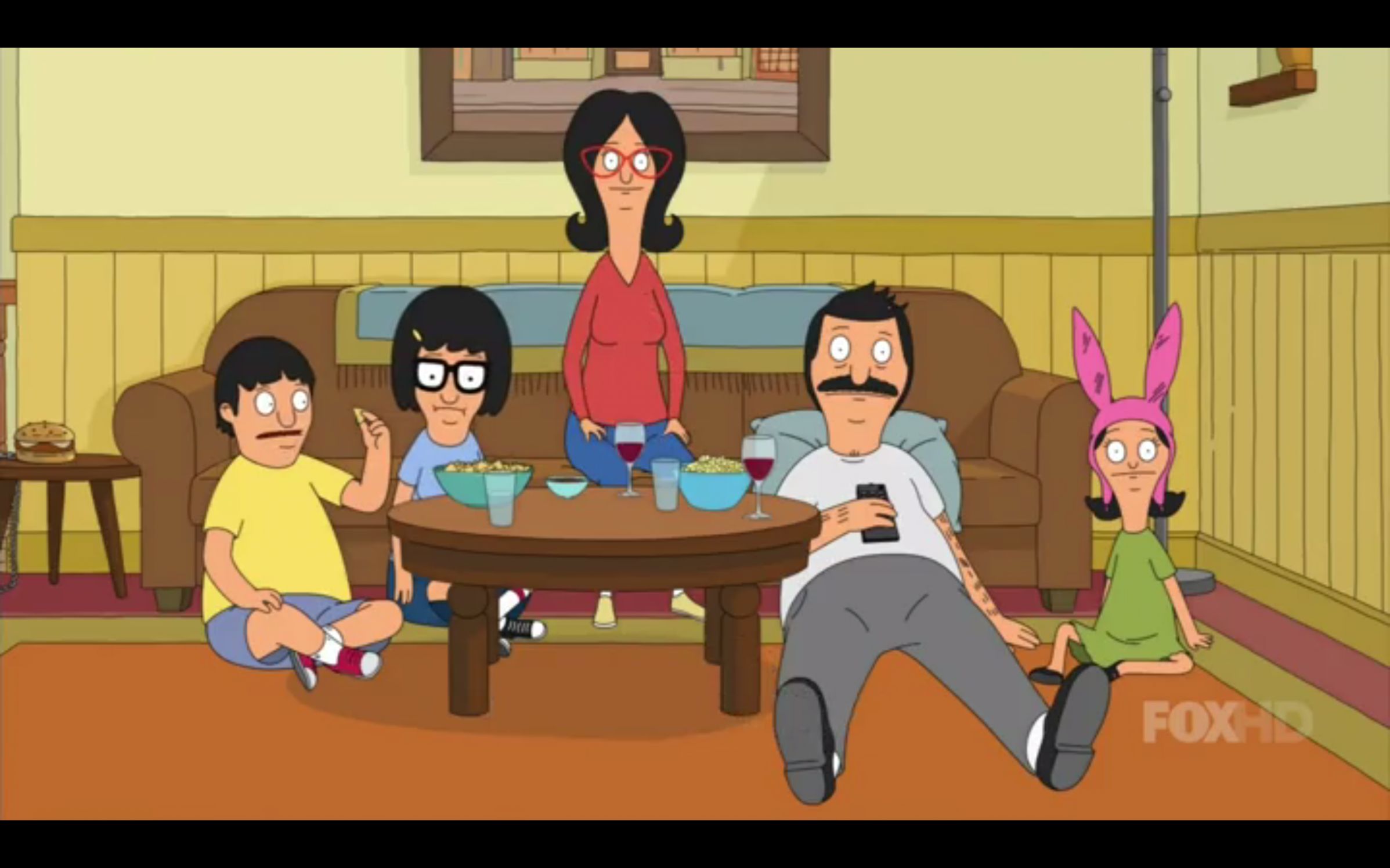 High Quality Bob's Burgers - Sittin, Chippin and Channel Flippin Blank Meme Template