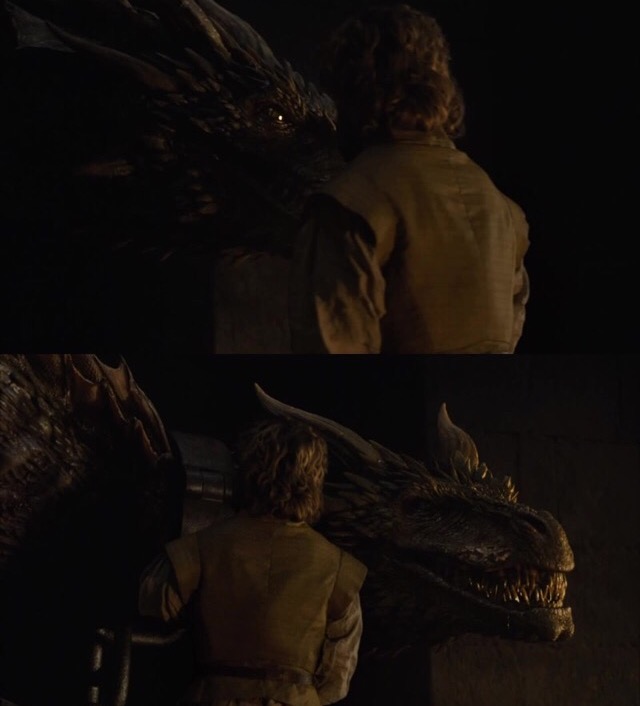 Tyrion dragon Blank Meme Template