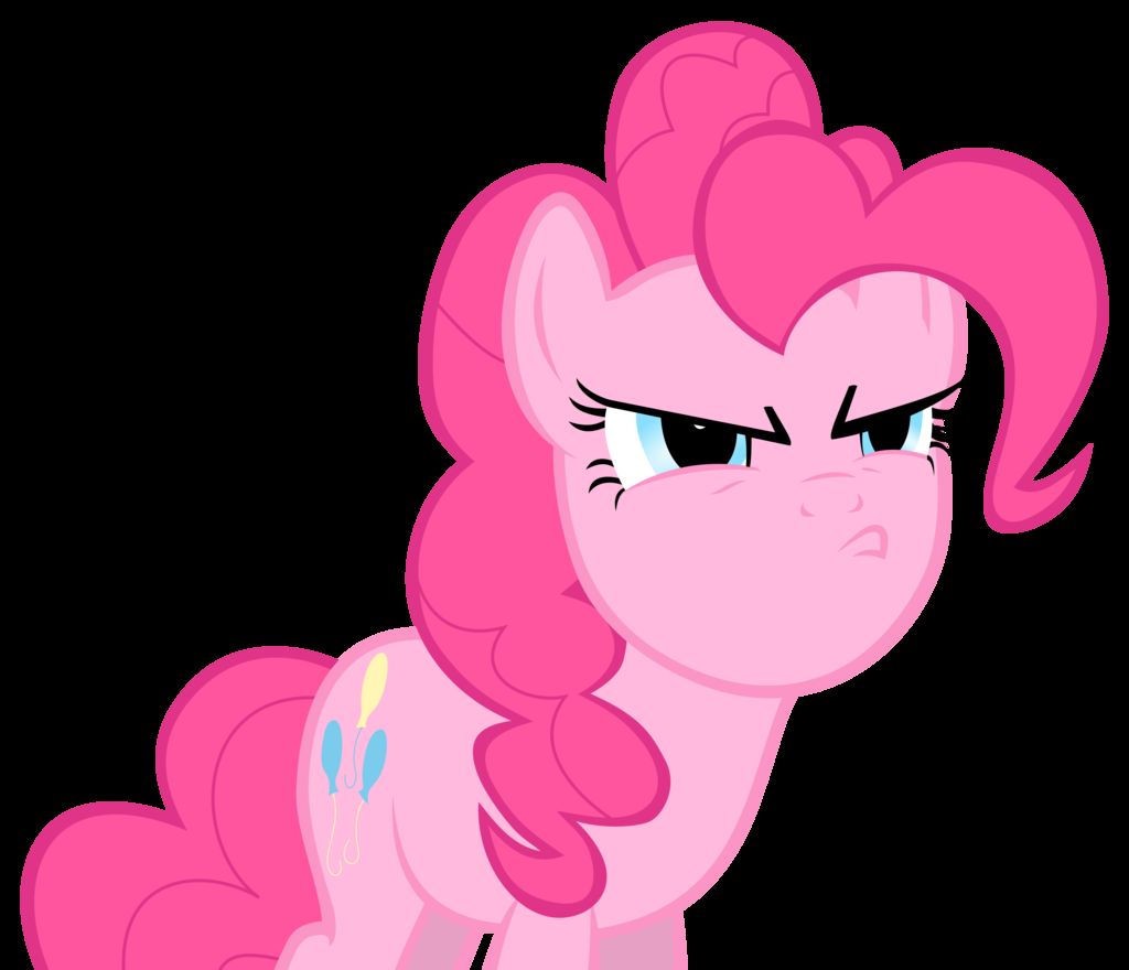 High Quality Angry Pinkie Pie Blank Meme Template