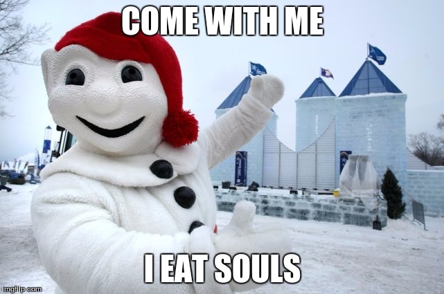COME WITH ME; I EAT SOULS | image tagged in memes,funny,carnivale | made w/ Imgflip meme maker