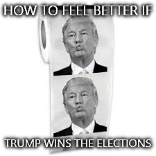 HOW TO FEEL BETTER IF; TRUMP WINS THE ELECTIONS | image tagged in memes,donald trump | made w/ Imgflip meme maker