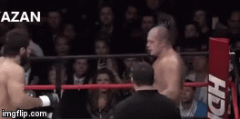 Fedor vs Andrei | image tagged in gifs,mma | made w/ Imgflip video-to-gif maker
