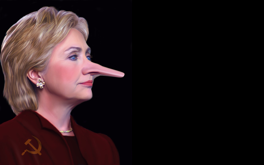 Hillary Pinnocchio LIAR Blank Meme Template