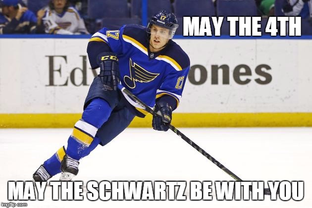 MAY THE 4TH; MAY THE SCHWARTZ
BE WITH YOU | image tagged in schwartz | made w/ Imgflip meme maker