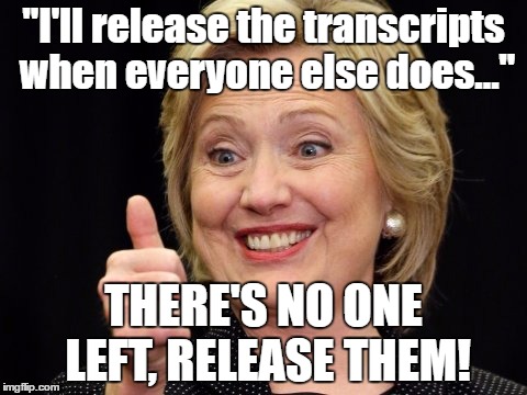 ReleaseTheTranscripts | "I'll release the transcripts when everyone else does..."; THERE'S NO ONE LEFT, RELEASE THEM! | image tagged in releasethetranscripts | made w/ Imgflip meme maker