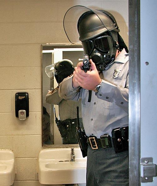 bathroom police Blank Meme Template