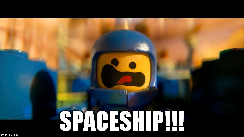 spaceship | SPACESHIP!!! | image tagged in spaceship,lego | made w/ Imgflip meme maker