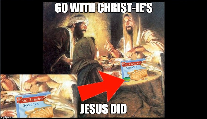 Go with Christ-ie's | GO WITH CHRIST-IE'S; JESUS DID | image tagged in go with christ,christ,jesus,mrchristie,mrcristie's,christie | made w/ Imgflip meme maker