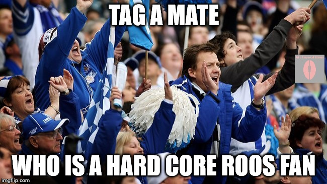 TAG A MATE; WHO IS A HARD CORE ROOS FAN | image tagged in afl | made w/ Imgflip meme maker