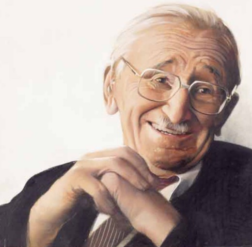 Friedrich Hayek laughing Blank Meme Template