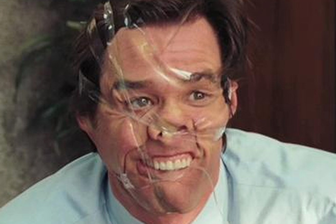 Jim Carrey Tape Face Blank Meme Template