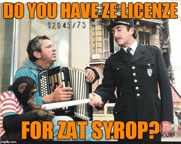 DO YOU HAVE ZE LICENZE FOR ZAT SYROP? | made w/ Imgflip meme maker