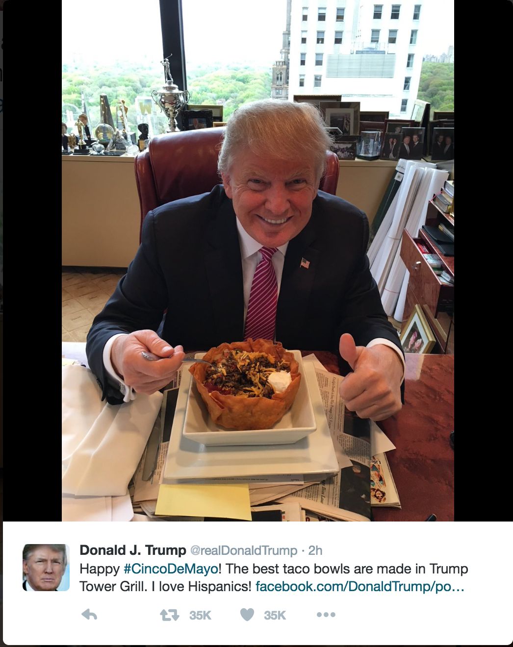 Trump Food Blank Meme Template