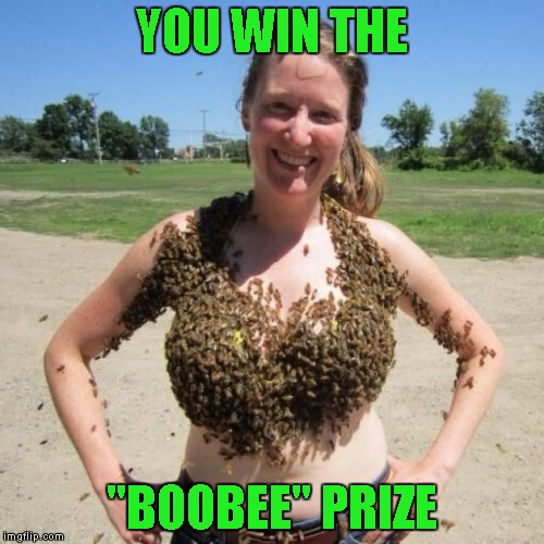 YOU WIN THE "BOOBEE" PRIZE | made w/ Imgflip meme maker