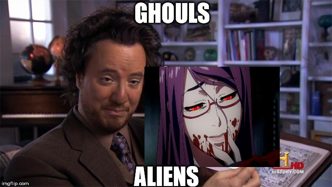 Ancient Aliens | GHOULS; ALIENS | image tagged in ancient aliens | made w/ Imgflip meme maker