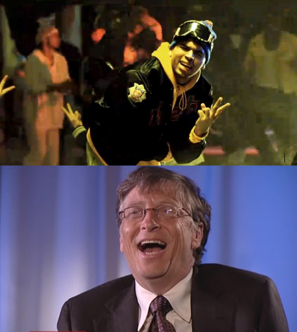 High Quality bill gates Vs Chris Brown Blank Meme Template