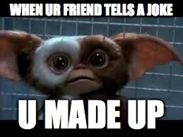 WHEN UR FRIEND TELLS A JOKE; U MADE UP | image tagged in memes | made w/ Imgflip meme maker