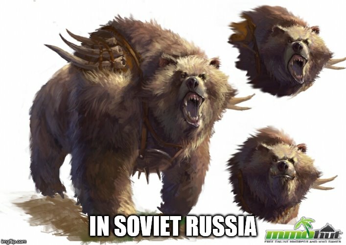 in Soviet Russia | IN SOVIET RUSSIA | image tagged in soviet russia | made w/ Imgflip meme maker