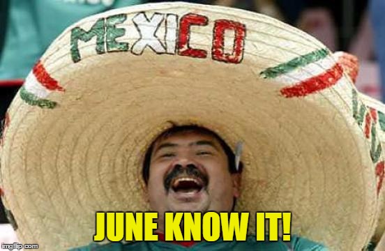 JUNE KNOW IT! | made w/ Imgflip meme maker