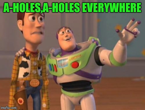 X, X Everywhere | A-HOLES,A-HOLES EVERYWHERE | image tagged in memes,x x everywhere | made w/ Imgflip meme maker