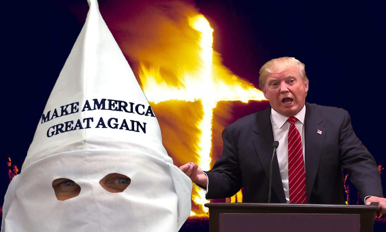 Trump kkk  Blank Meme Template