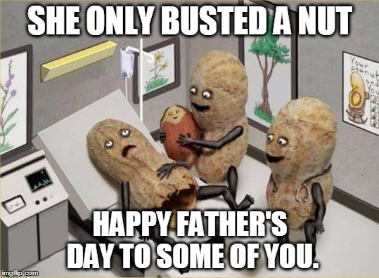 Giving Birth | SHE ONLY BUSTED A NUT; HAPPY FATHER'S DAY TO SOME OF YOU. | image tagged in giving birth | made w/ Imgflip meme maker