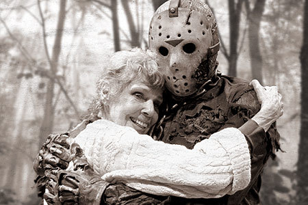 Jason and mom Blank Meme Template