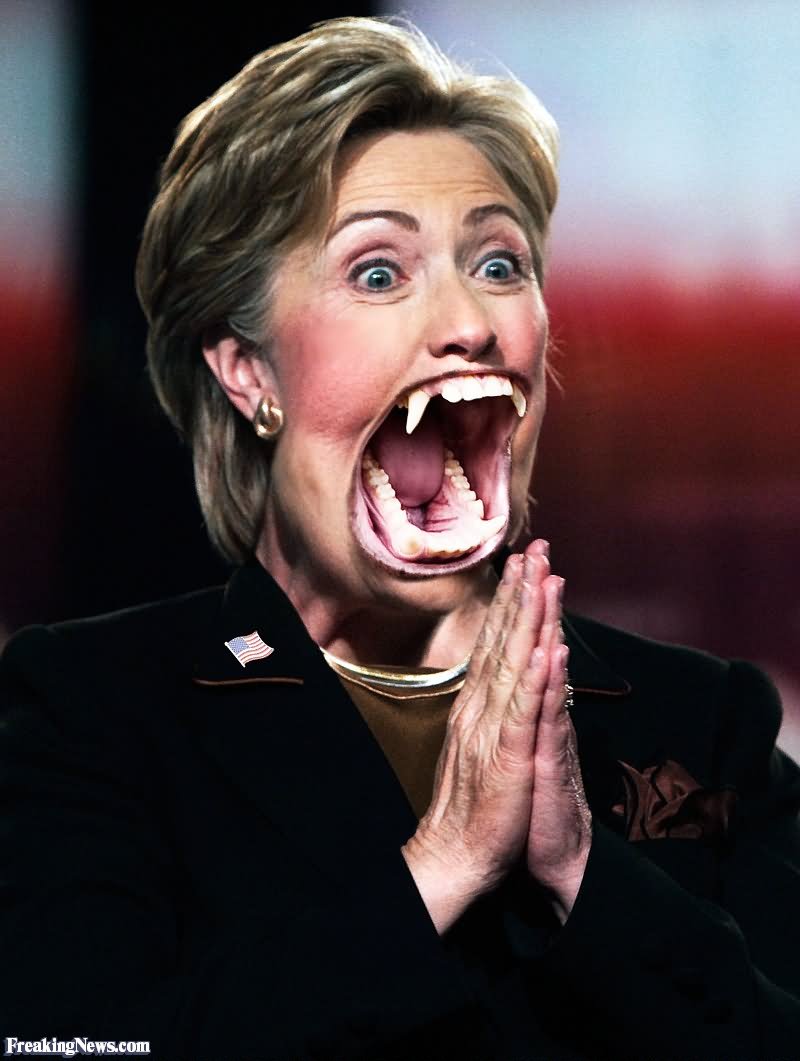 High Quality Hilary fangs Blank Meme Template