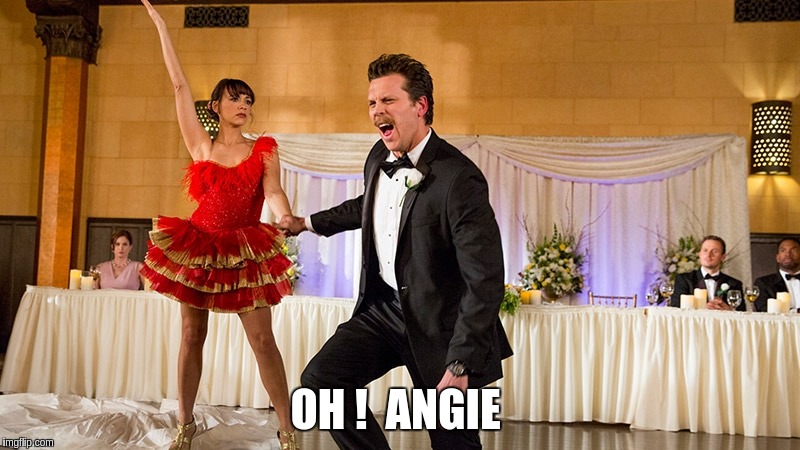 angie tribeca | OH !  ANGIE | image tagged in tv show | made w/ Imgflip meme maker