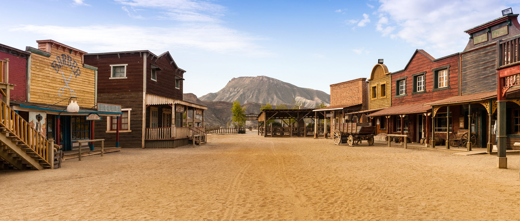 High Quality Old West Town Blank Meme Template