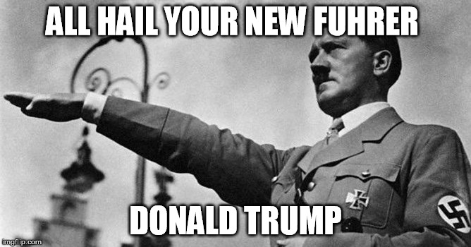 GrammarNazi | ALL HAIL YOUR NEW FUHRER; DONALD TRUMP | image tagged in grammarnazi | made w/ Imgflip meme maker