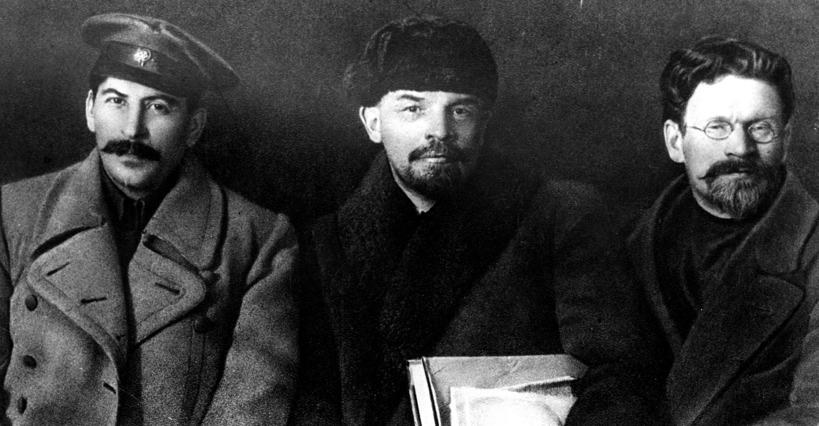 Stalin Lenin trotsky Blank Meme Template
