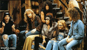 Aerosmith wisdom | image tagged in gifs,aerosmith,waynes world,wisdom,80s,snl | made w/ Imgflip images-to-gif maker