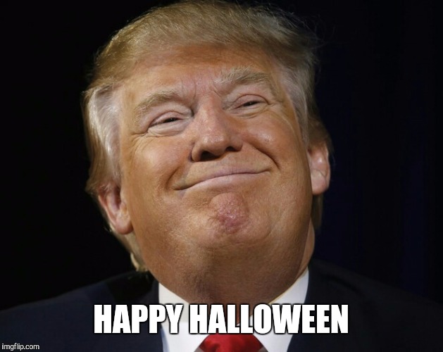 Halloween Jack O' Lantern Trump | HAPPY HALLOWEEN | image tagged in halloween,donald trump,trump 2016,president 2016 | made w/ Imgflip meme maker