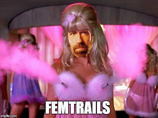 FEMTRAILS | image tagged in chemtrails | made w/ Imgflip meme maker